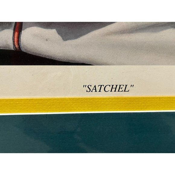 Satchel Paige Negro League HOF # 950 Art Print Framed Signed by Darryl Vlasak - Picture 4 of 11